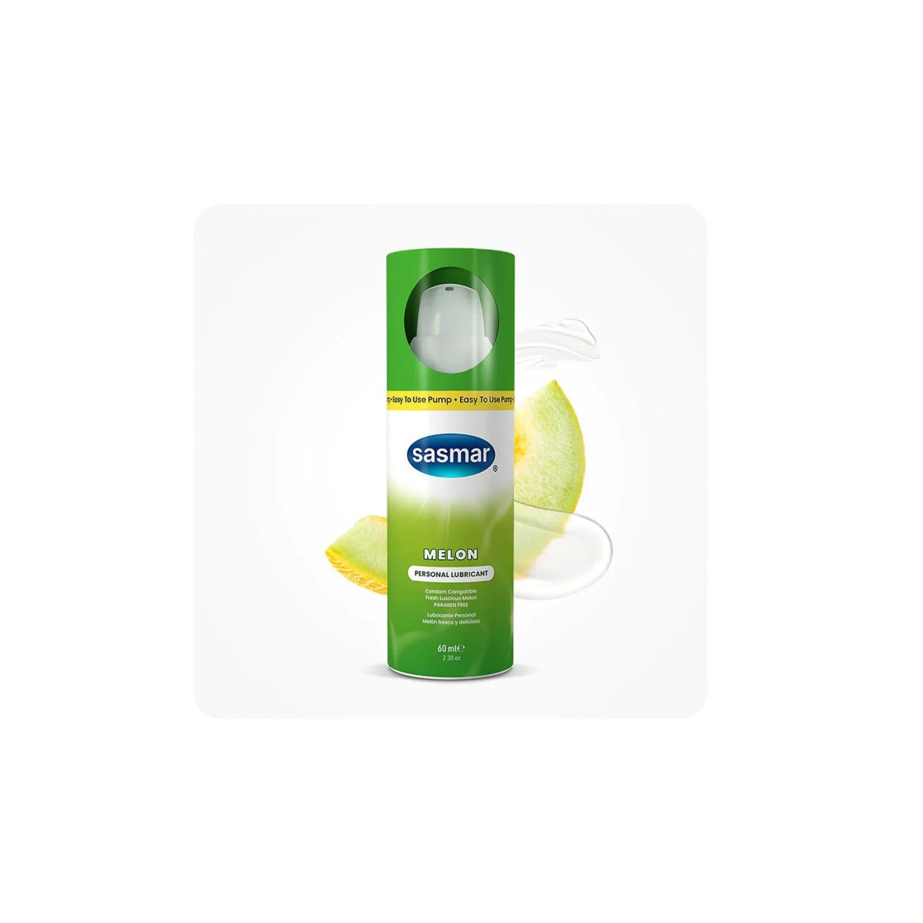 Sasmar Melon Personal Lubricant 60 Ml Pump