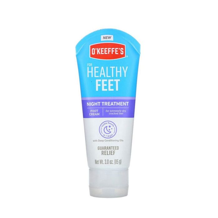 O Keefe S Healthy Cracked Feet Night Treatment Foot Cream 85 G (IMPORTED)