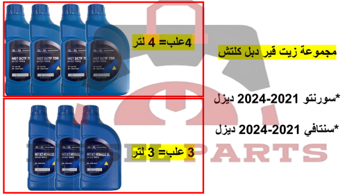 مجموعة زيت قير سنتافي-سورنتو ديزل 2021-2024