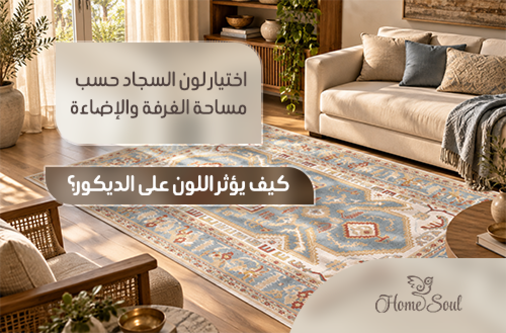 اختيار لون السجاد
