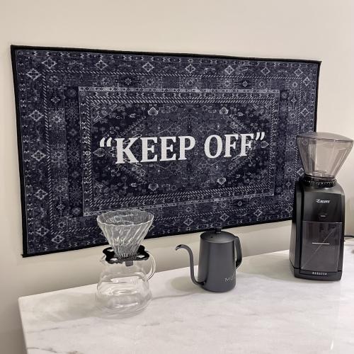 Antique carpet with horse drawing, size 80*110