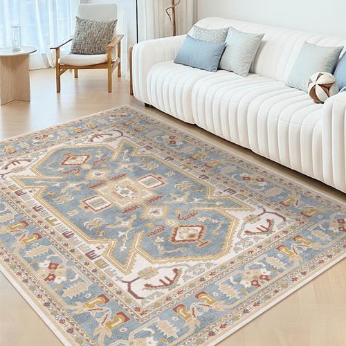 سجادة غرفة معيشة | نمط بوهيمي هندسي