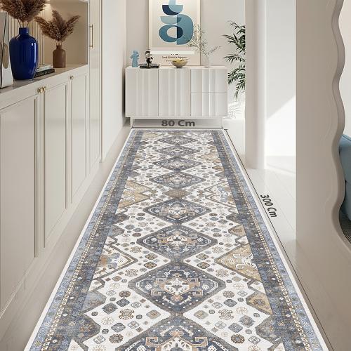Classic Bohemian Rug | Modern, Elegant Living Room Rug 80x300cm