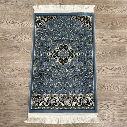 سجاد صلاة روضة المدينة 8 ملم لون سماوي