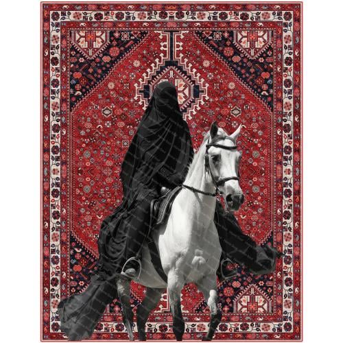 سجاد على رسمة خيل مقاس 200*260