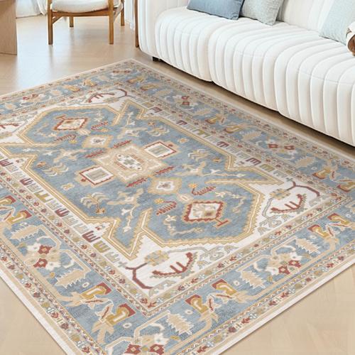 سجادة لون بيج بوهيمية بألوان الباستيل (Pastel Vintage)