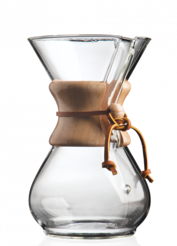 أداة كيمكس للترشيح 6 أكواب مقبض خشبي