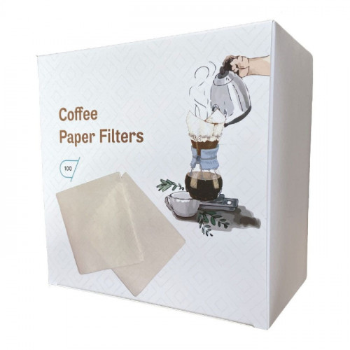فلاتر ورقية للقهوة 6 أكواب - متطابقة مع اداة الكيمكس