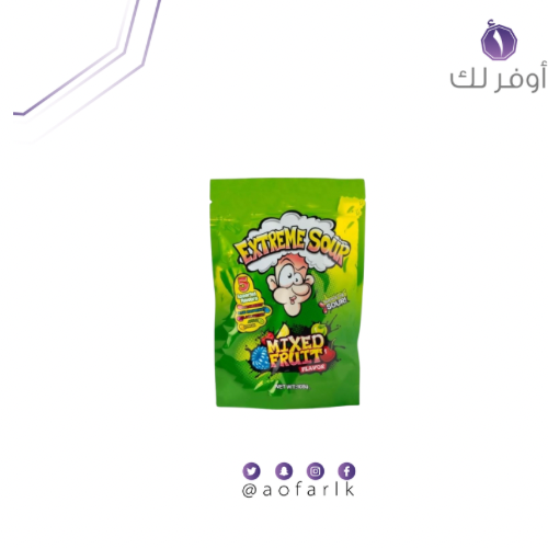 حلاوة حامضة ايكستريم ساور 108 جرام