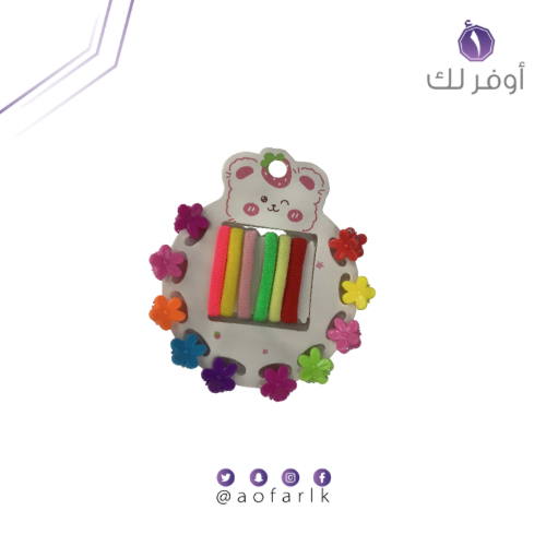 ربطات مع مشبك للشعر