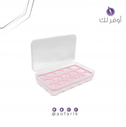 حافظة بيض بلاستيك 2 حبة
