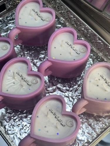 شمعة الكوب معطره