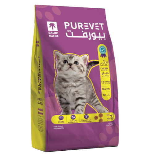 بيورفت طعام للقطط الصغيرة بالدجاج والبطاطس