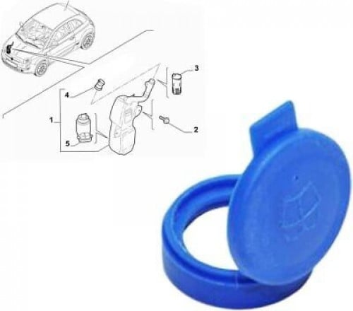 غطاء قربة موية المساحات فيات 500