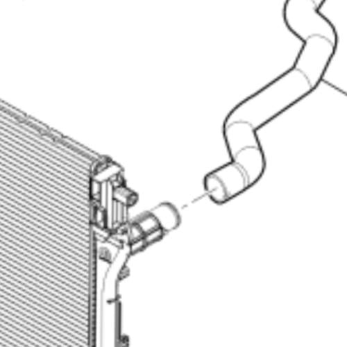 خرطوش رديتر علوي دودج نيون