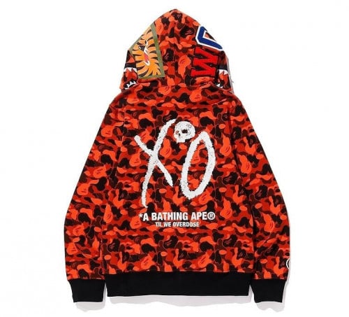 red camo bape