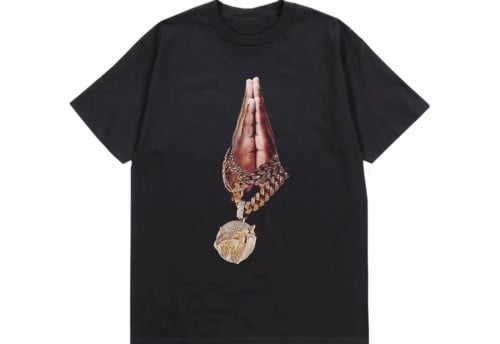 Vlone pop smoke chain shirt