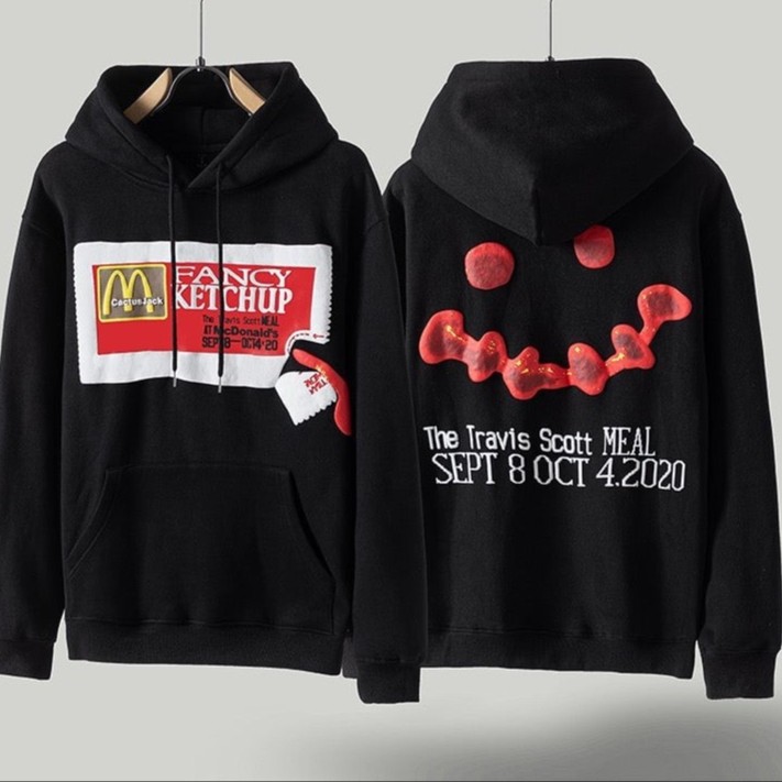 Top Travis Scott Fancy Ketchup Hoodie XL Brand New never opened