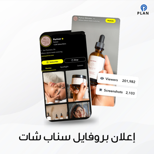 إدارة حملات إعلانية - سناب شات بروفايل