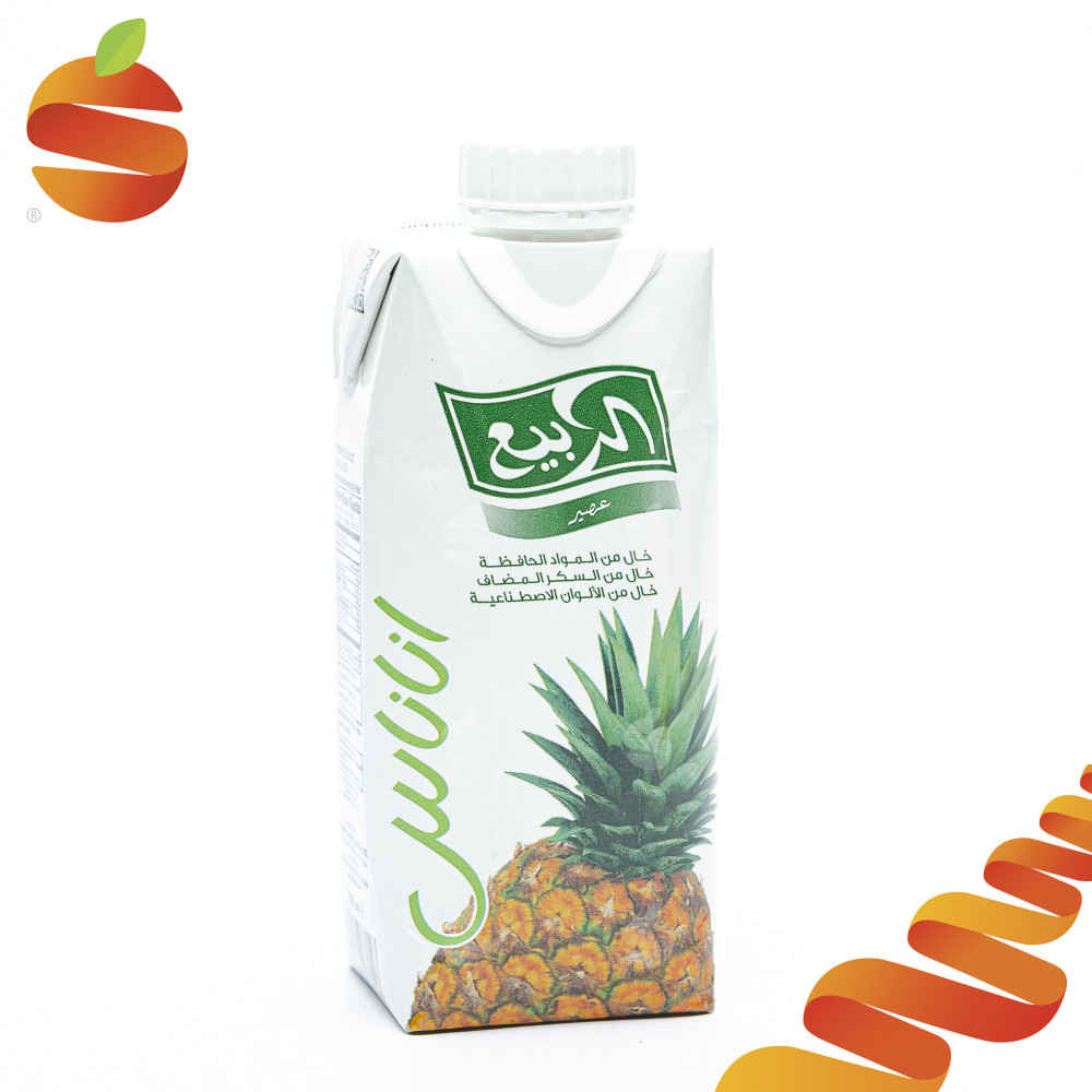 الربيع عصير اناناس 330 مل السلمان هايبرماركت