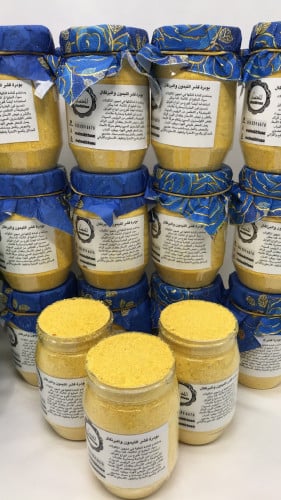 بودرة قشر الليمون والبرتقال