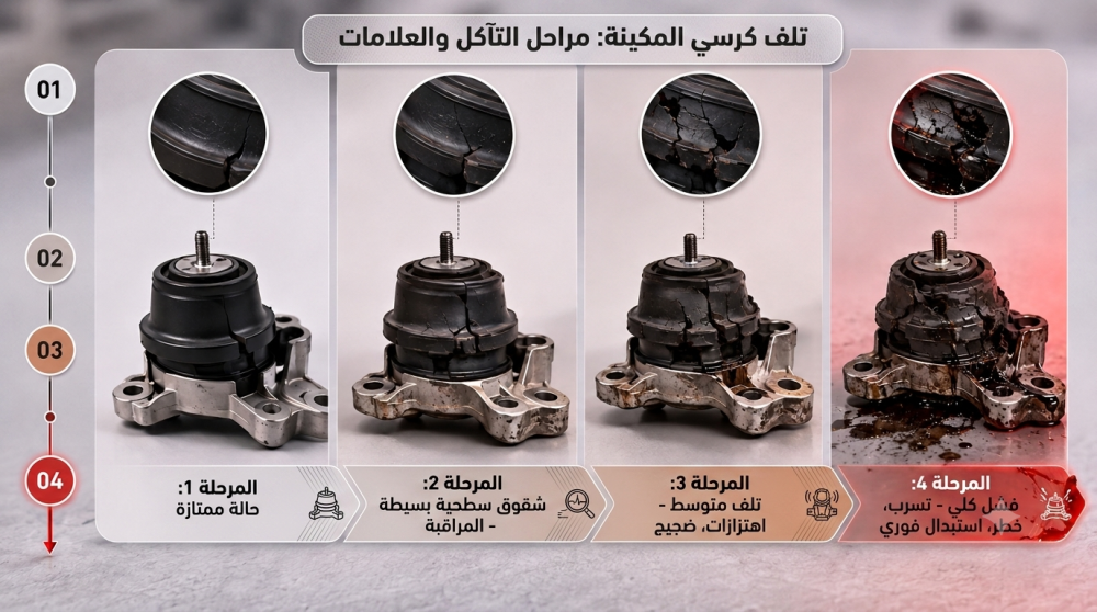 7 علامات تدل على تلف كرسي المكينة ومتى يجب تغييره؟
