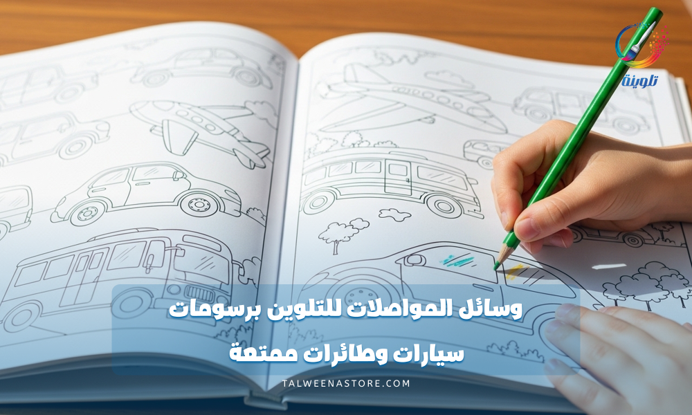 وسائل المواصلات للتلوين