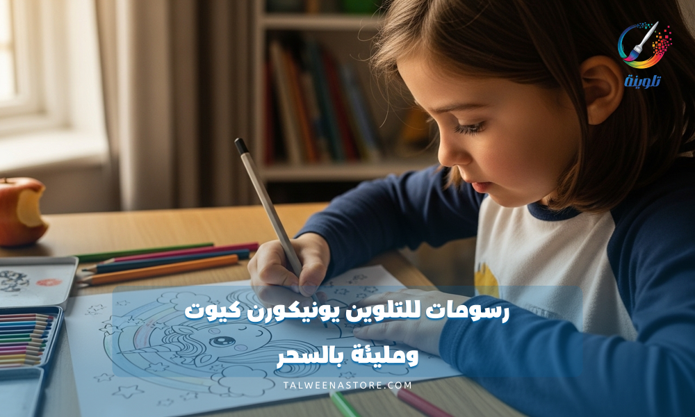 رسومات للتلوين يونيكورن