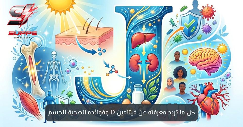 فيتامين D | فوائده وأفضل مكملات دعم العظام