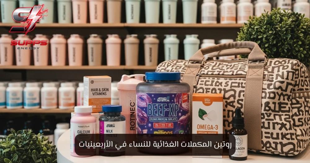 روتين المكملات الغذائية للنساء في الأربعينيات - سابس