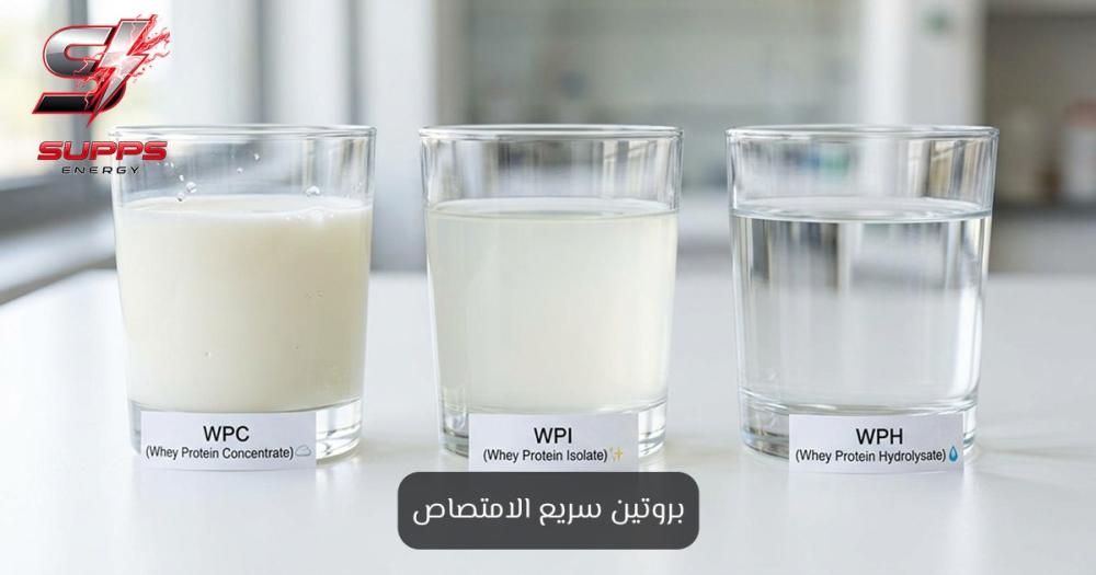 بروتين سريع الامتصاص لبناء العضلات - سابس