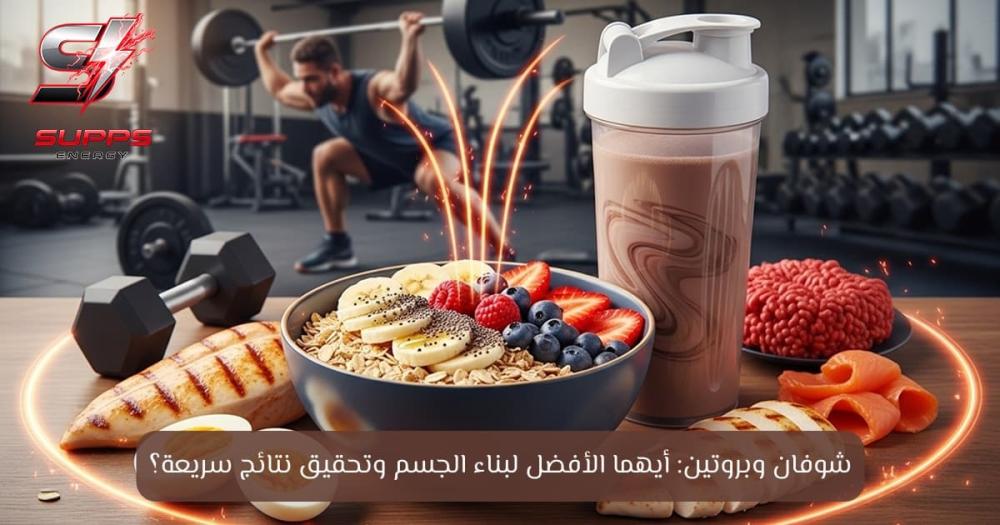 شوفان وبروتين | أفضل وجبة لبناء العضلات والطاقة