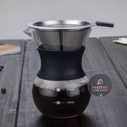 أداة الكيمكس مع فلتر معدني بمسكة سيليكون 200 مل