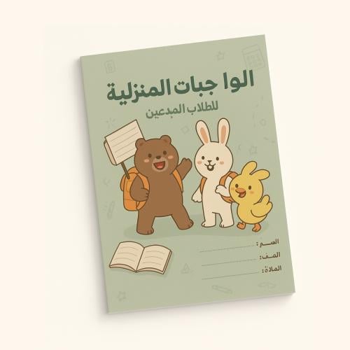 دفتر الواجبات اليومية للأطفال