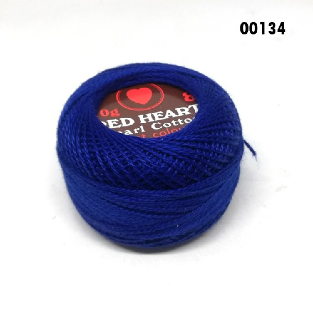 خيط تطريز Red Heart كحلي 10غرام رقم اللون 0134