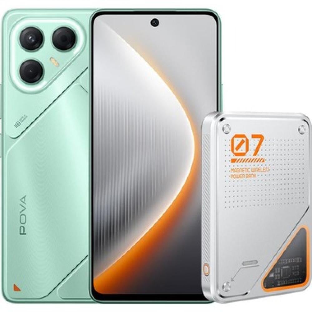 تكنو بوفا 7 ذاكرة داخلية 256 جيجابايت وذاكرة رام 8+8 جيجابايت يدعم تقنية 5G + باور بنك