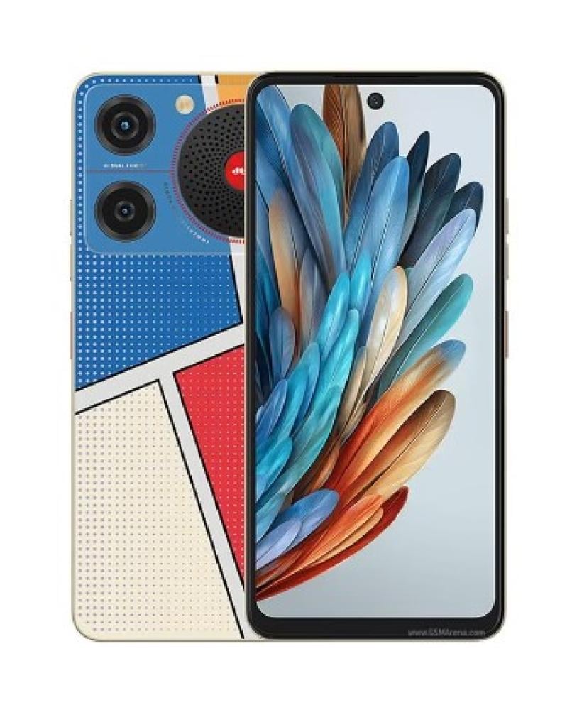 زد تي اي نوبيا ميوزيك ذاكرة 128 جيجابايت وذاكرة رام 4+4 جيجابايت 4G يدعم خاصية NFC لون بوب آرت