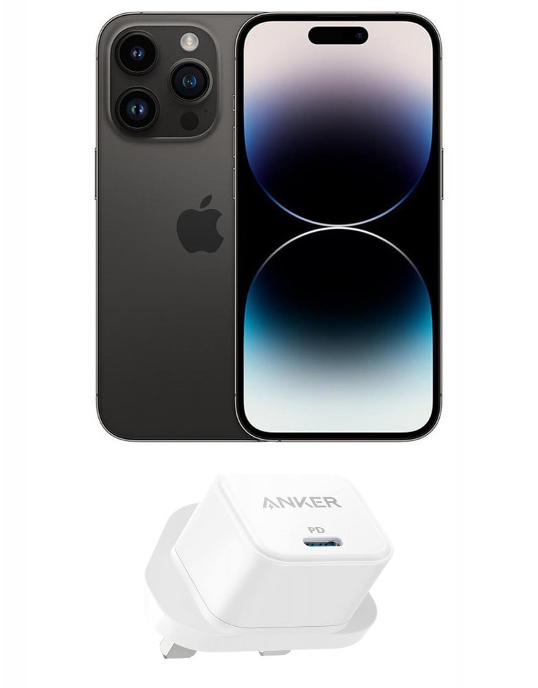 ايفون 14 برو ماكس 128 جيجابايت- الجيل الخامس - لون اسود