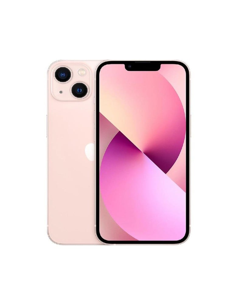 ايفون 13 ذاكرة 128 جيجابايت يدعم تقنية 5G مع فيس تايم لون وردي مع راف باور فيش جداري 20 واط بتقنية بي دي