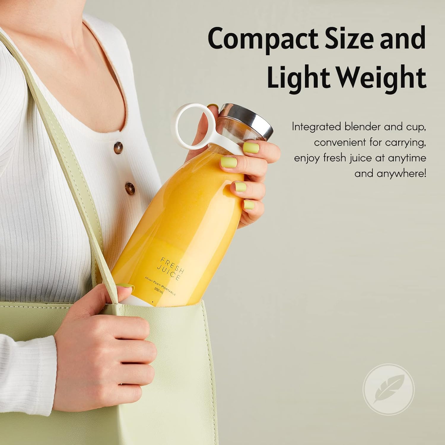 خلاط عصير محمول لاسلكي – خفيف وسهل الاستخدام للأطفال والكبار