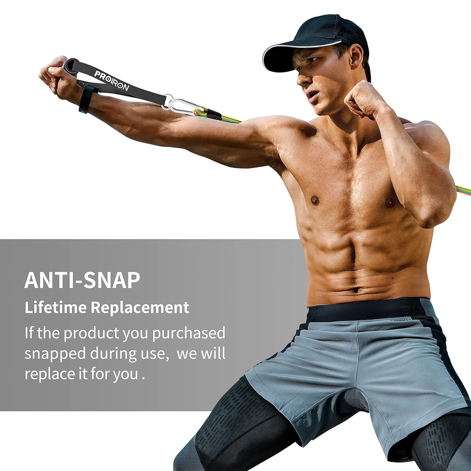 مجموعة حبال المقاومة الخمس بكامل ملحقاتها تمكنك من أداء تمارين كامل الجسم