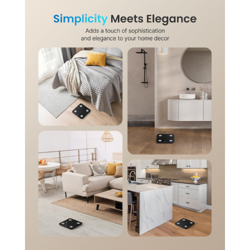 بساطة الميزان الذكى تتناسب مع اى تصميم RENPHO