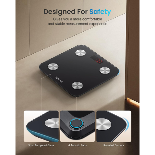 ميزان جسم ذكي لقياس الوزن ونسبة الدهون في الجسم