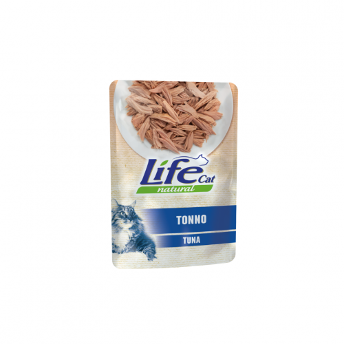 Life Cat لايف كات ظرف طعام رطب للقطط تونة 70 جم