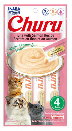 INABA Churu Tuna with Salmon 4x14g
