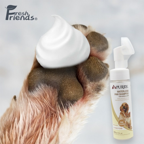 Purry Waterless Paw Shampoo Foam, Cat & Dog 200ml