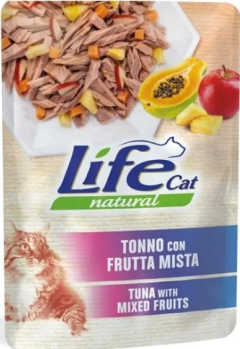 Lifecat pouch Tuna with mixed fruit 70g