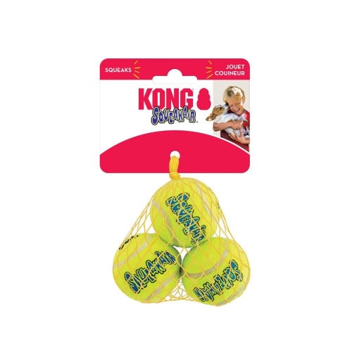 KONG Squeakair 3 Tennis Balls - Small