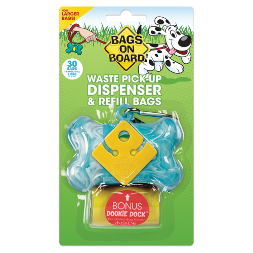 Bags on Board waste bags Dispenser Blue