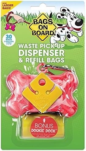 Bags on Board waste bags Dispenser pink